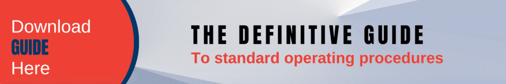 Definitive guide to standard operating procedures