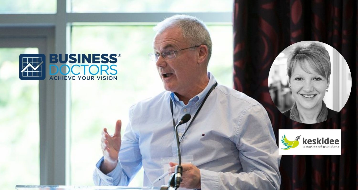 Steve Ennis presenting a business strategy workshop