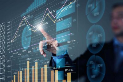 business growth graph and statistics