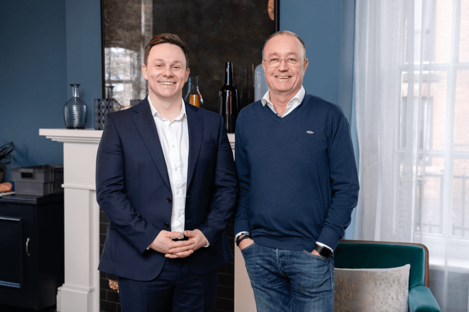 Ryan Cartern Business Doctor for Coventry pictured with Founder Matt Levington