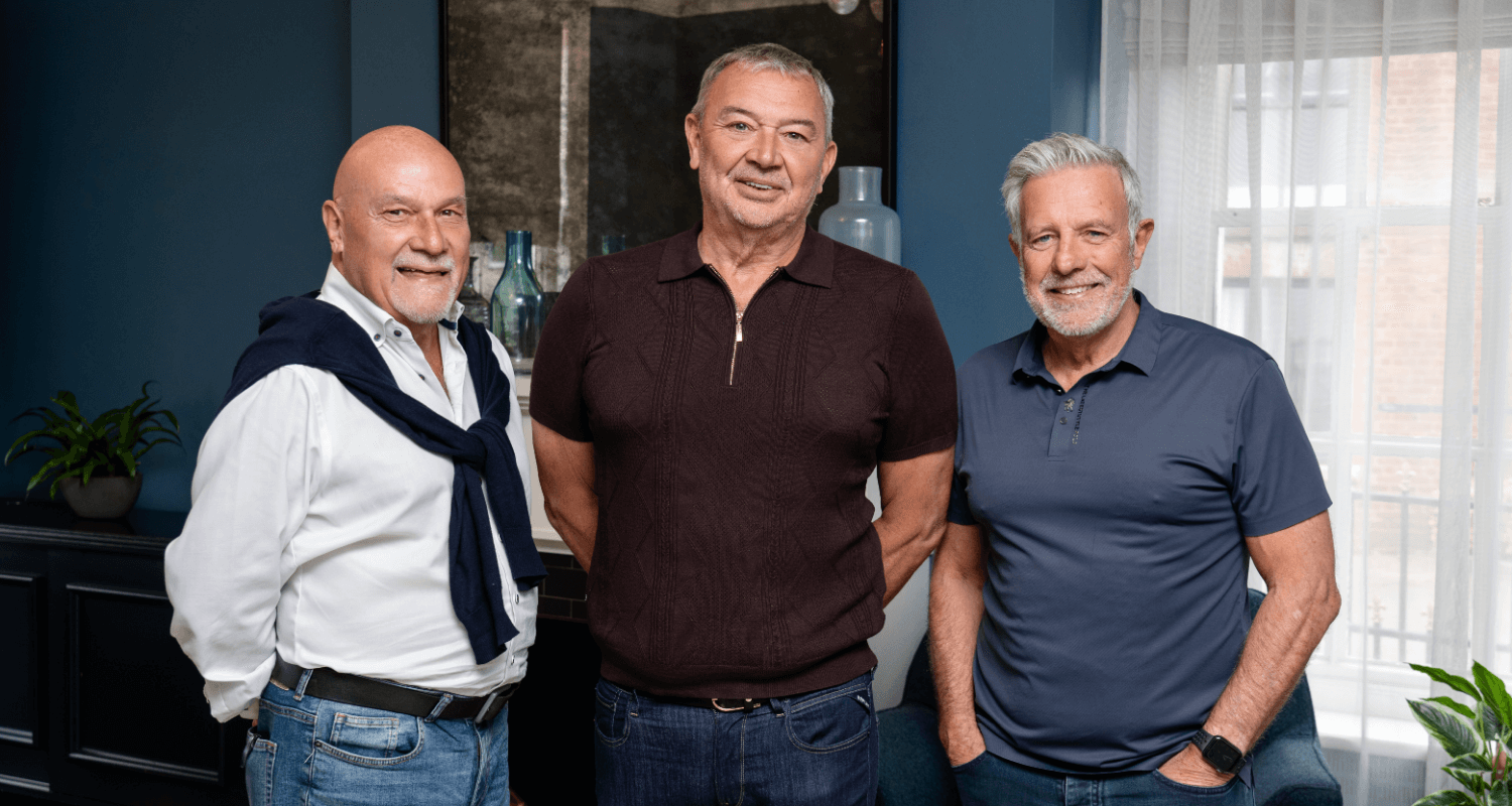 Rod Davies, Alastair Stewart and Graham Robson