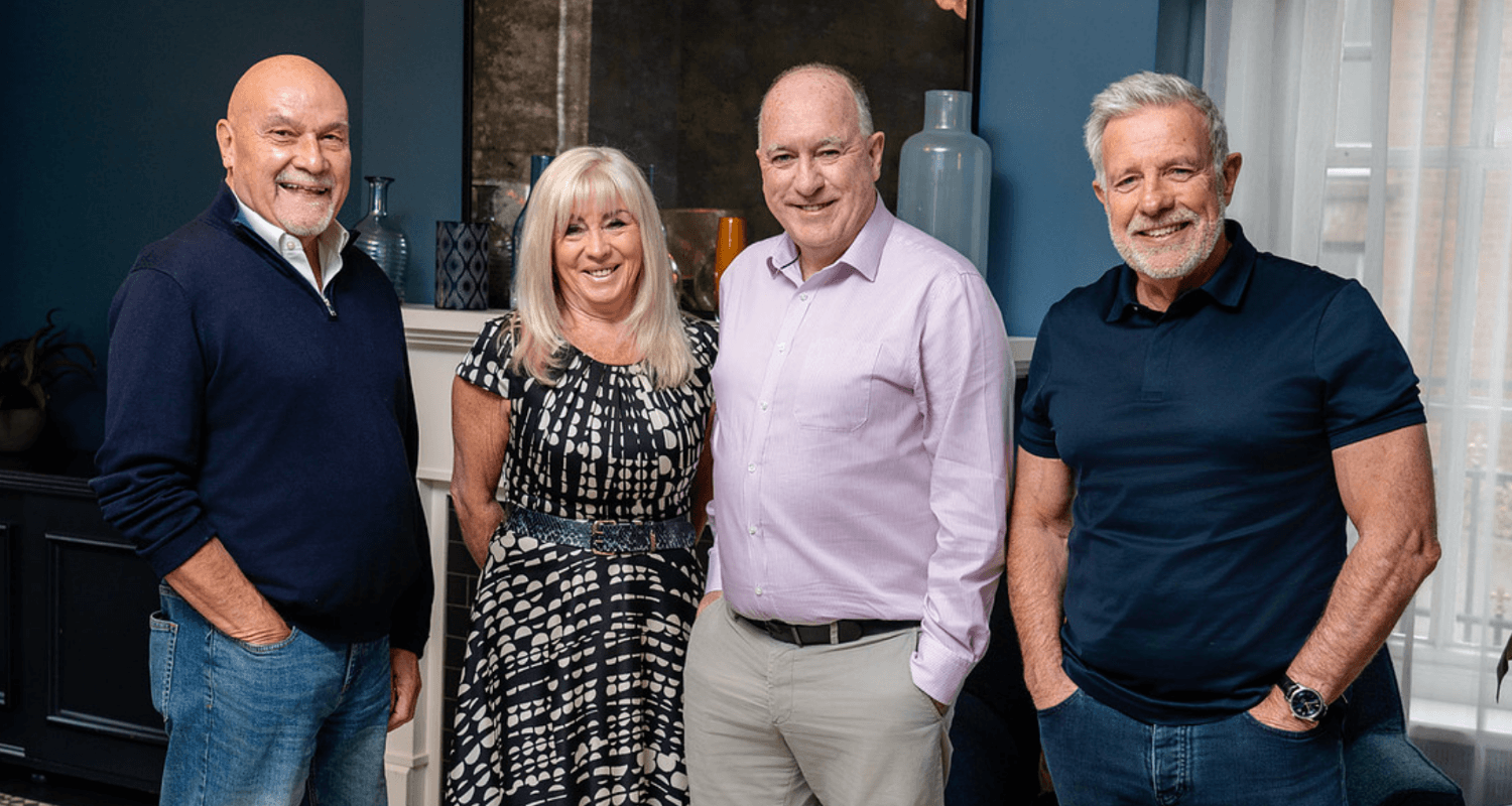 Rod Davies, Jenny Davies Pat Kennedy, Graham Robson