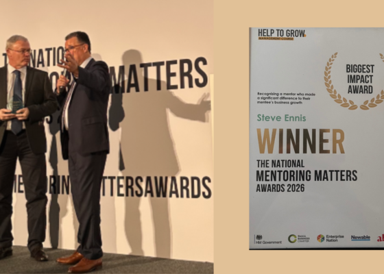 Business Doctor Steve Ennis Wins National Mentoring Matters Award 2026